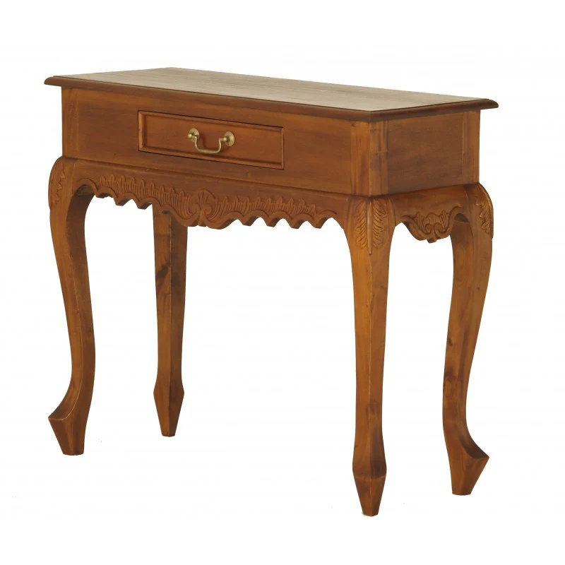 Queen AnnMary French Console Table with 1 Drawers TEK168ST 001 CV Desk