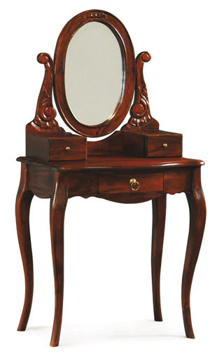 MP - Queen AnnMary Writing Table 1 big drawer TEK168 ST 003 MR CV with Stool - Image 2