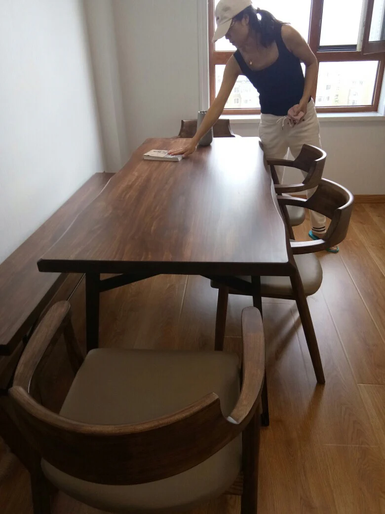 ALAN Nordic Designer Solid Wood Dining Table Scandinavian - Image 19