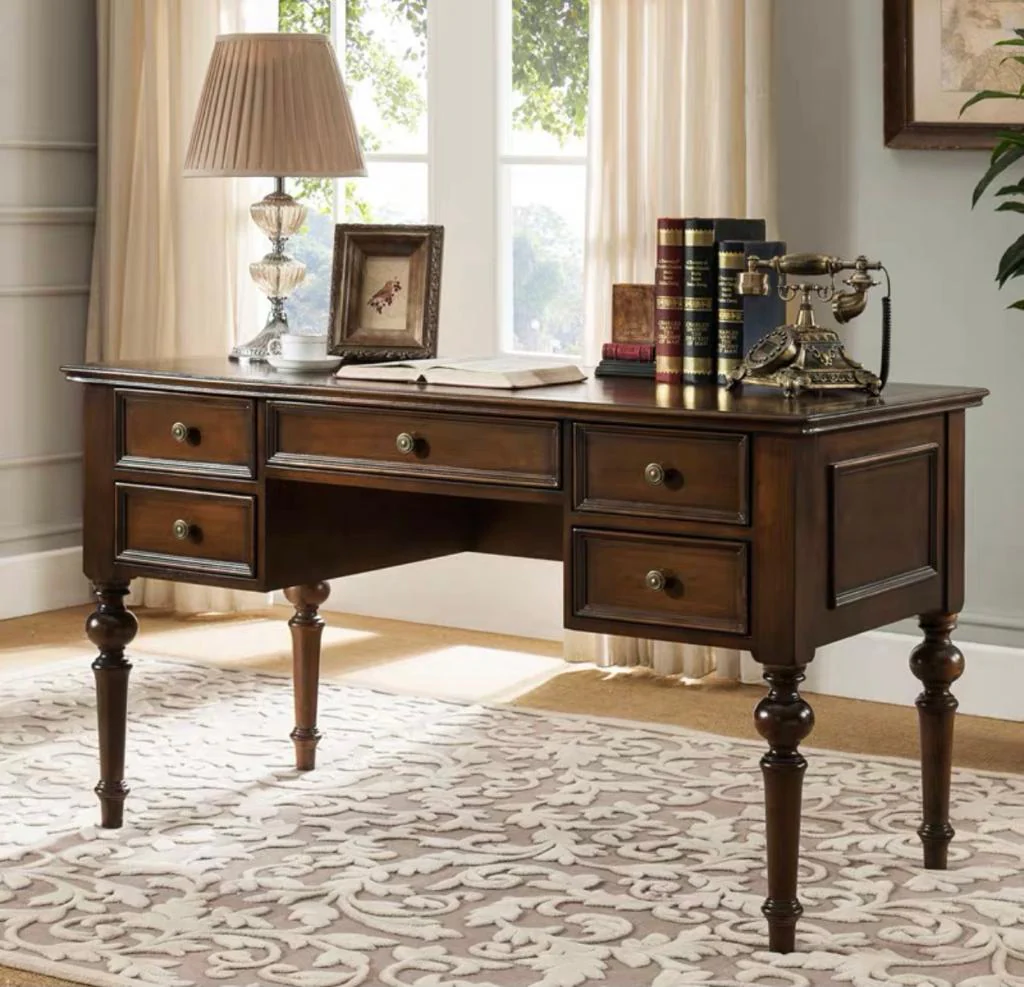 American Executive Writing Desk TEK168 DK OL - Image 3