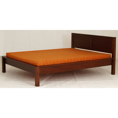 Amsterdam Bed Queen Size Fit Mattress 193 x 153 cm TEK168 BS 000 TA QS ( Queen ) ( Natural Colour ) Sold as it is