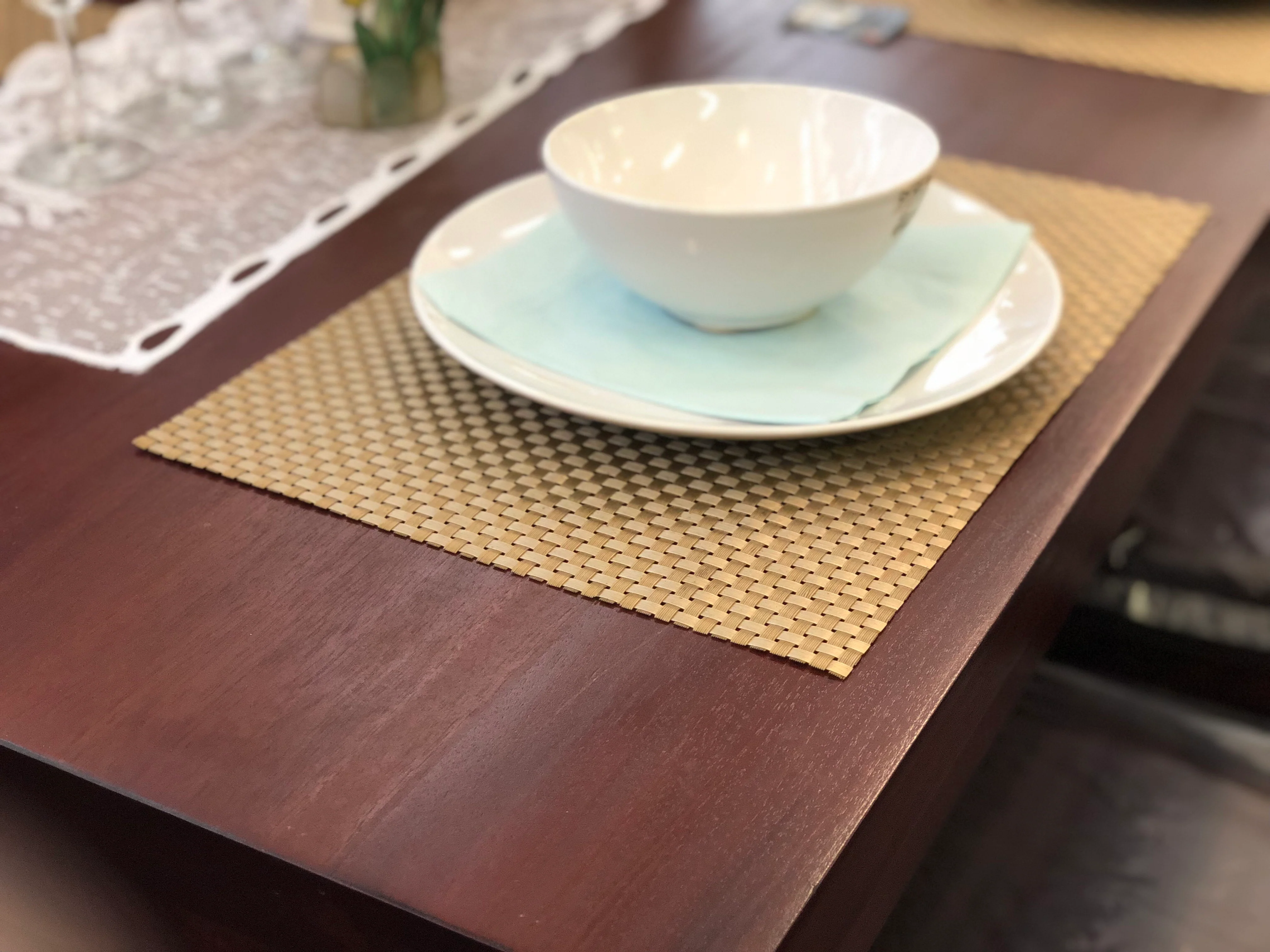 Amsterdam Dining Table ONLY 200 x 90 x 78 cm Full Solid TEK168 DT 200 x 90 TA - Image 2