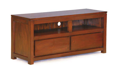 WAREHOUSE SALE Amsterdam TV Stand 2 Drawers Full Solid TEK168 EU 002 TA (Discount Price $599, Special Price $499)