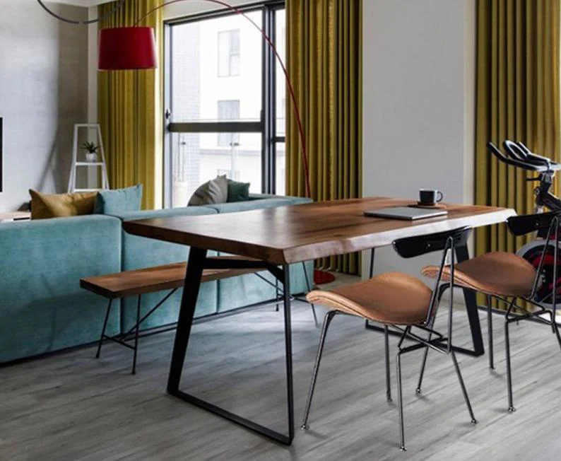 ANTONIO Solid Wood Dining Table Nordic Modern Minimalist Scandinavian - Image 2