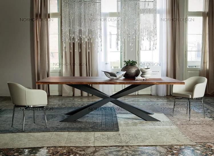 AUTUMN Rustic Industrial Wooden Dining / Conference Table - Image 4