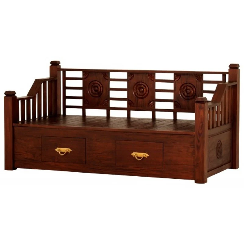 Bali Daybed Sofa Bed 185cm with 2 Drawers and Free Mattress Free Cushion TEK168 DB 6603 CV 185cm ( Discount Price $1849) - Image 4