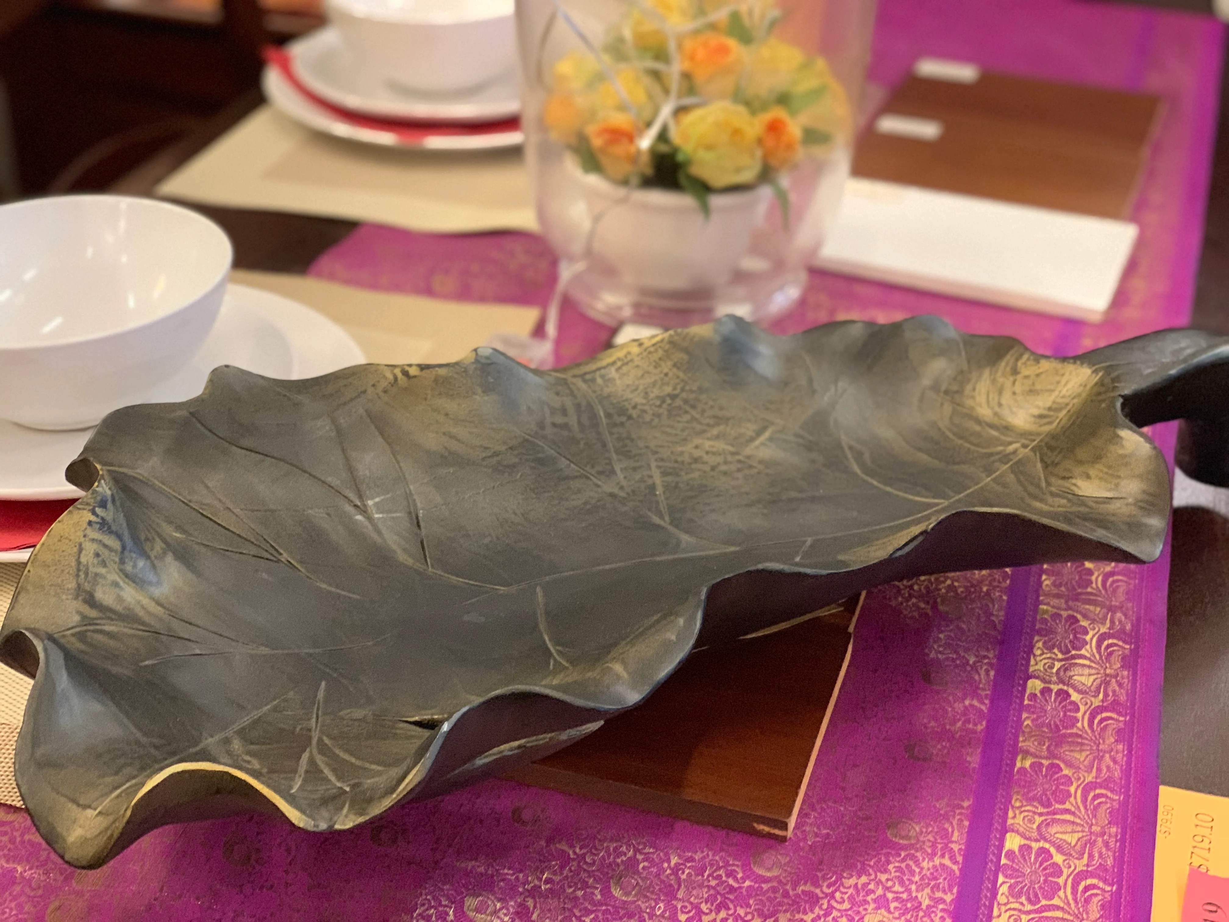 Balinese Leave Tray Ornament TEK 3986 - Image 3