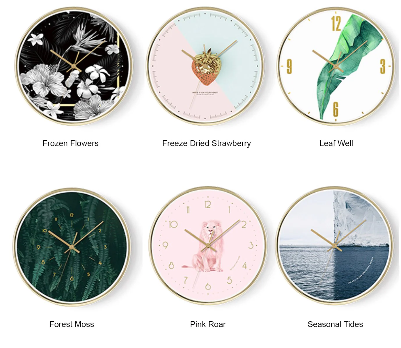 BENITO Nature Series Pop Art Wall Clock - Image 6