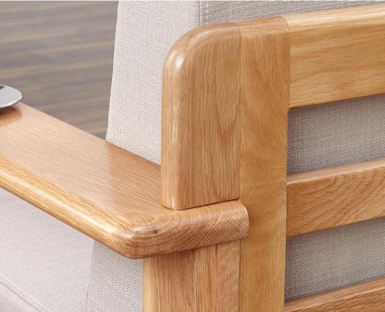 MATEO BENTLEY Nordic Modern Solid Wood Sofa Daybed - Image 13