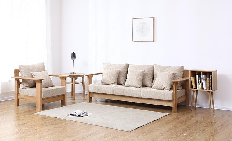 MATEO BENTLEY Nordic Modern Solid Wood Sofa Daybed - Image 15