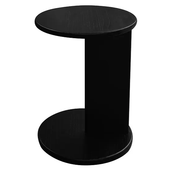 WAREHOUSE SALE Brentwood Teak Wood Round Lamp Table TEK168 LT 040 BW (Walnut / Almond) - Image 6
