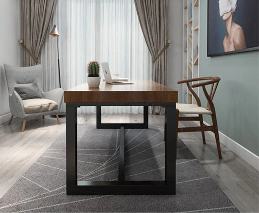 CAMILA Simple and Modern Nordic Solid Wood Desk, Dining, Conference Table - Image 3