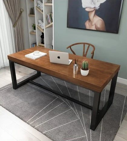 CAMILA Simple and Modern Nordic Solid Wood Desk, Dining, Conference Table - Image 7