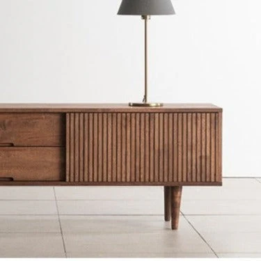 Catherine MARRIOTT TV Console Nordic Solid Wood Scandinavian Cabinet ( Colour Walnut, Natural ) - Image 21