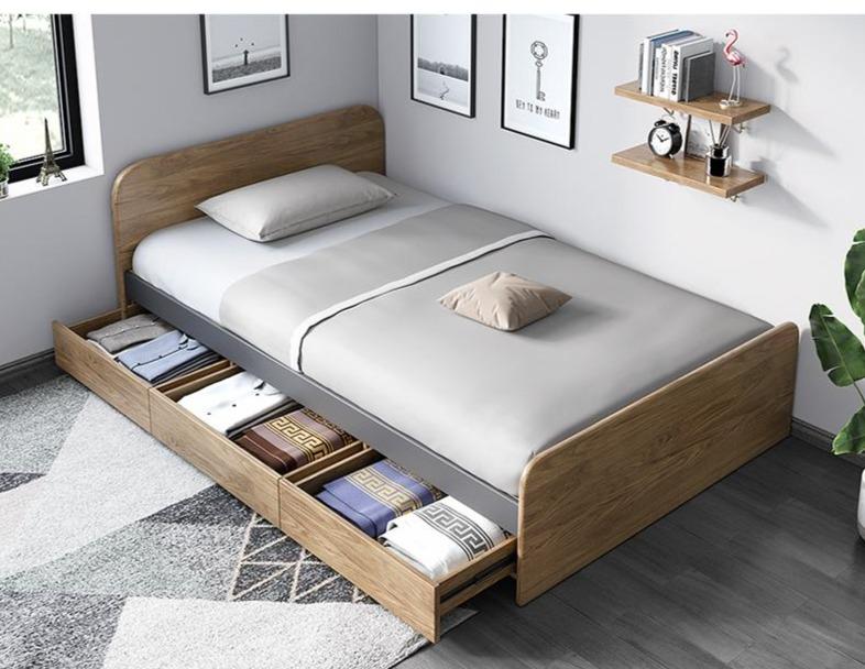 ELIAS Solid Wood Single / Queen Bed 1 /1.2 / 1.5 m (  Discount Price $1499 Special Price $1199 ) - Image 30