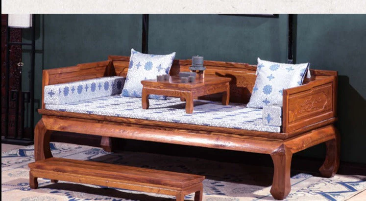EMERY Qing Ming Dynasty Daybed Sofa Solid Wood Modern Zen ( 3 Seater 4 Size 4 Design ) ( Special Price $1599 ) - Image 24