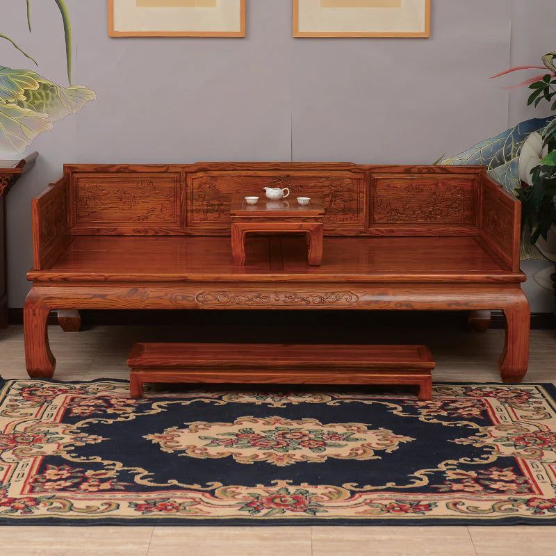 EMERY Qing Ming Dynasty Daybed Sofa Solid Wood Modern Zen ( 3 Seater 4 Size 4 Design ) ( Special Price $1599 ) - Image 8