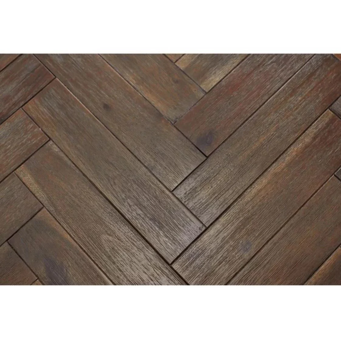 EMILIA Herringbone Acacia Dining Table - Image 4