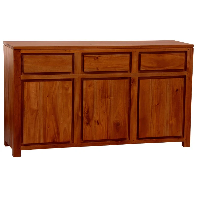 WAREHOUSE SALE Franeker Amsterdam Buffet Sideboard 3 Drawers 3 Door Cabinet Full Solid SB 303 TA TEK168 SB 303 TA EC (Discount Price $1299, Special Price $1099) - Image 3