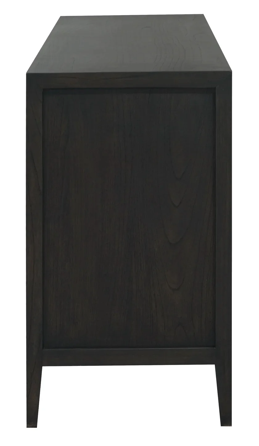 Radisson DION Teak Wood 6 Drawer Chest Dresser Cabinet SB 006 LEL (Almond / Walnut) - Image 7