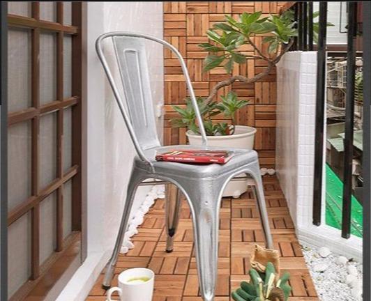 GEORGE Nordic Scandinavian Iron Dining Chair - Image 8
