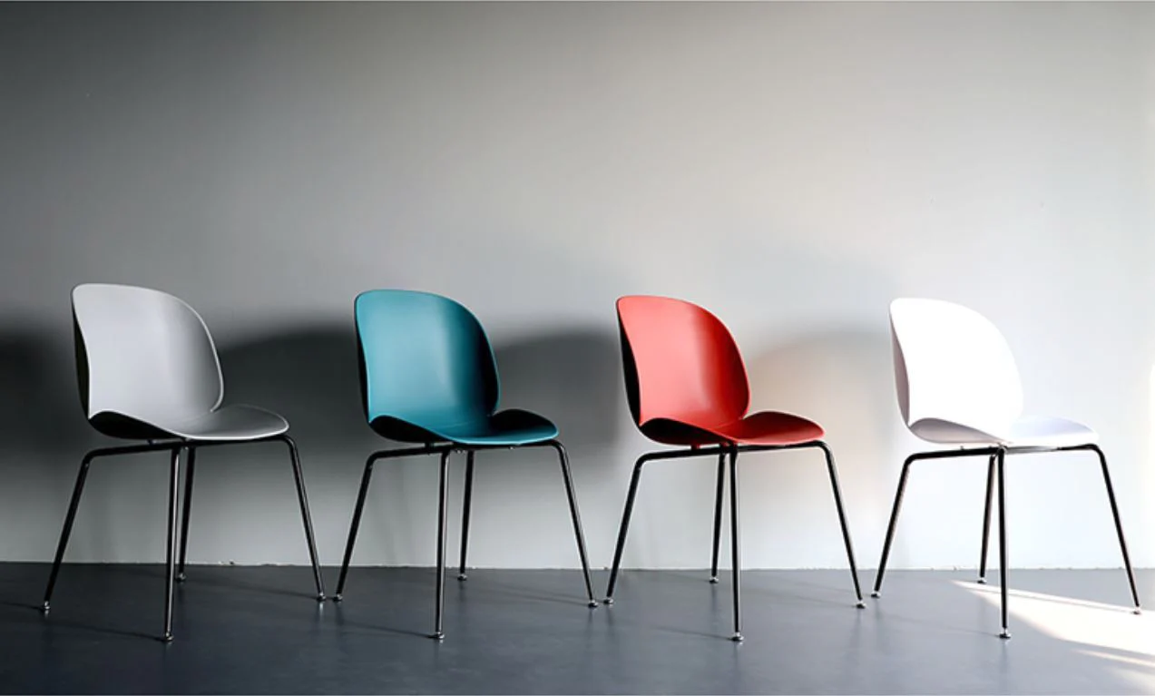 HARPER Minimalist Contemporary Modern Colourful Dining Cafe Chairs - Image 10