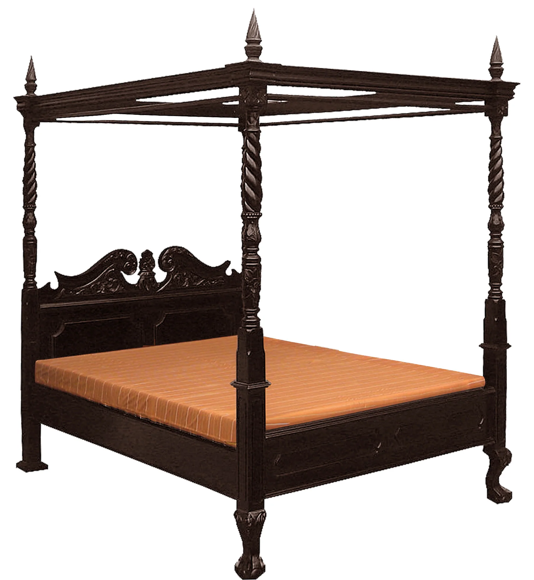 Jepara French 4 Poster Bed Queen Size TEK168 BS 400 CV ( Queen ) - Image 4