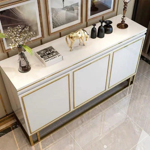 JOURNEE Modern Sideboard Buffet Cabinet Cupboard White / Black - Image 2