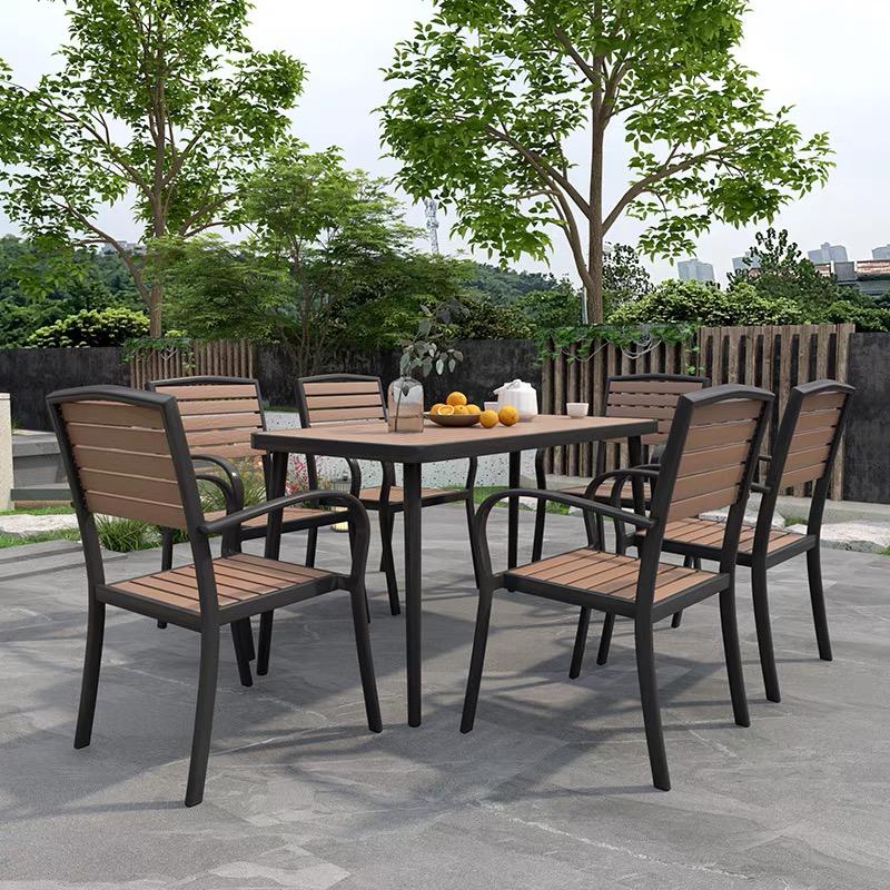 LARS LEONARDO Outdoor Table with 6 Chairs Set - Image 2