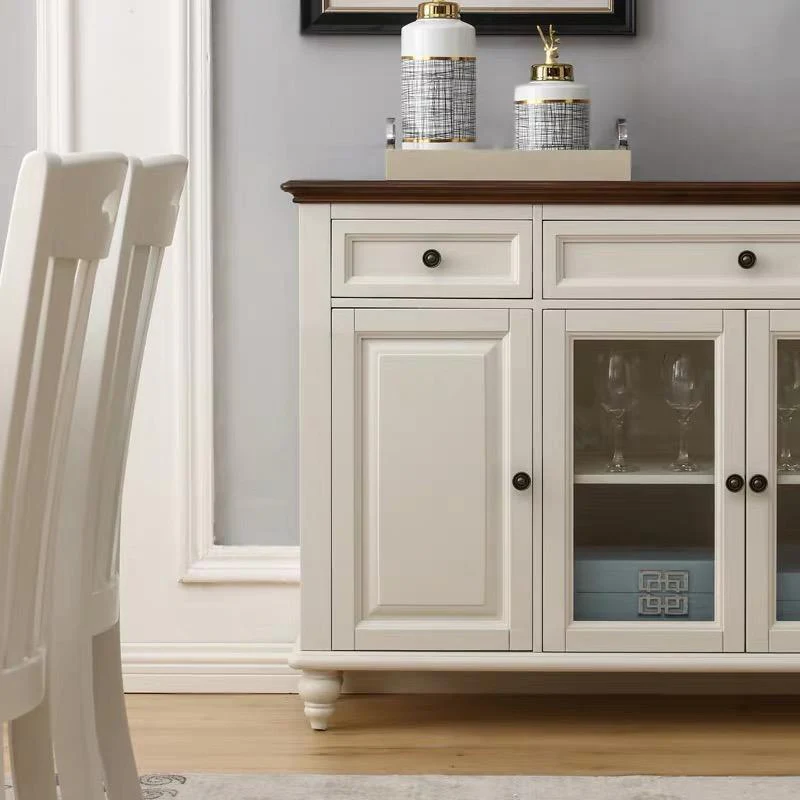 LEONARDO Buffet Sideboard 4 Door 3 Drawers ( Colour Picture Illustration for Reference Only ) - Image 2