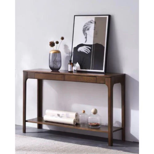 LOGAN Wooden Console Table with Drawers Sofa Table - Image 3