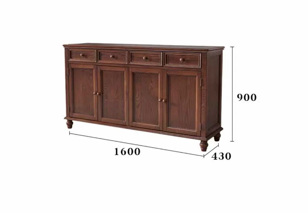 Mateo Elizabeth 4 Door 4 Drawer 160cm English Buffet Sideboard - Image 2