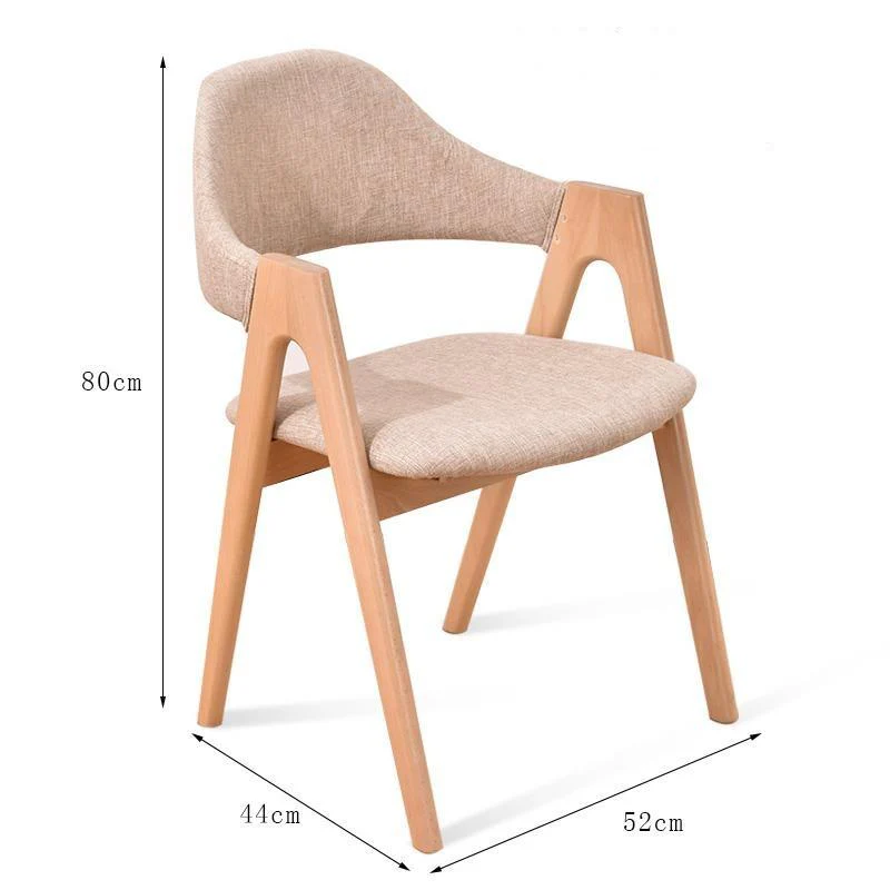 MATEO Luxury Modern Chair Solid Wood Comfy Backrest - Image 9
