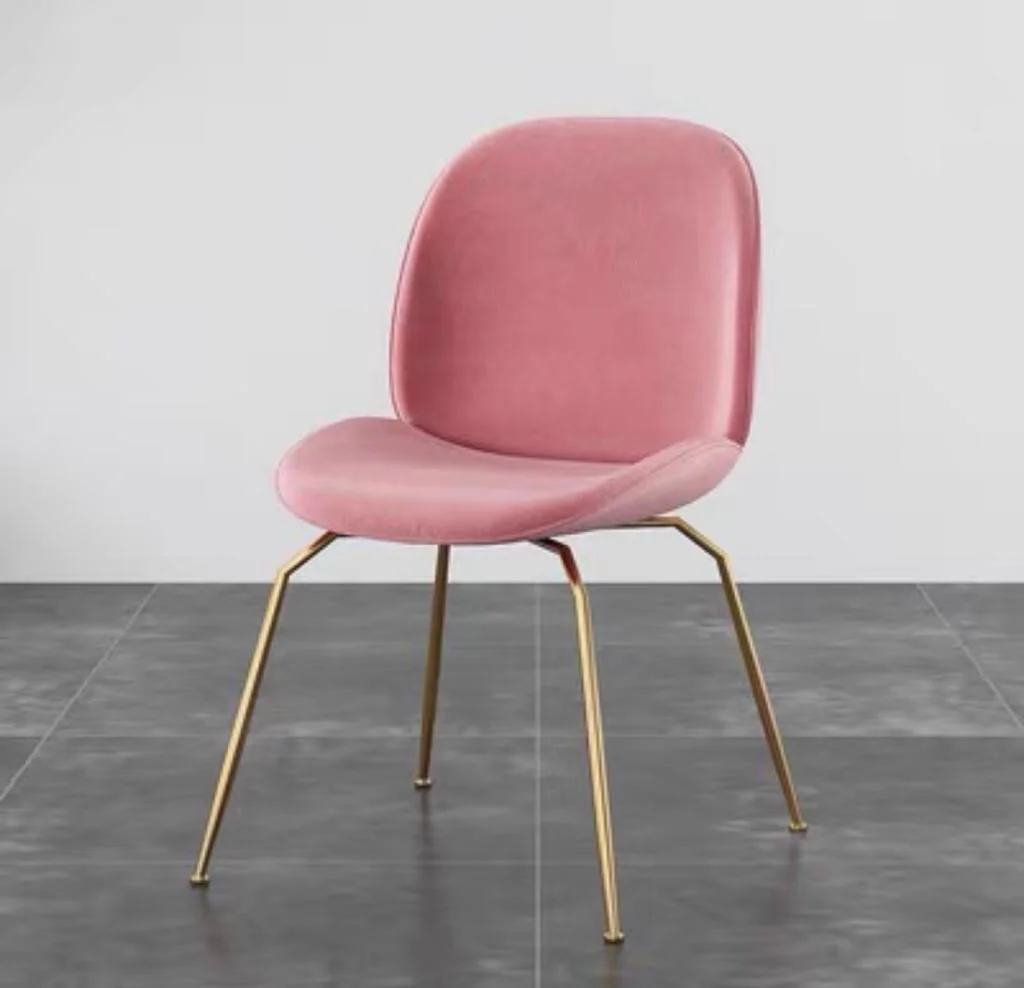 Mateo Modern Victorian Upholstered Velvet Dining Chair - Image 10