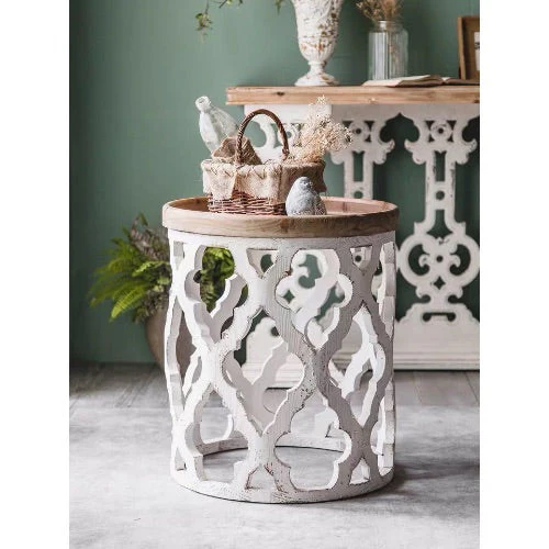 MELODY Rustic Solid Wooden Coffee Table - Image 5