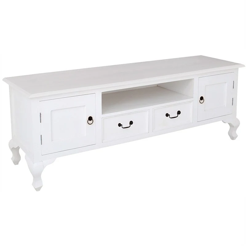WAREHOUSE SALE Queen Anna Solid Wood Timber 2 Door 2 Drawer French TV Console Unit, 180cm TEK168 EU 202 QA ( Discount Price $999, Special Price $899 ) - Image 6