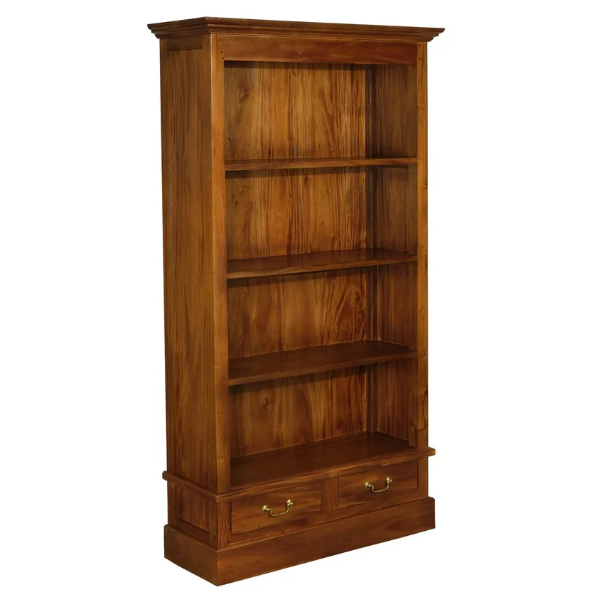 MP - Tasmania Bookcase 4 Shelves 2 Drawers Book Cabinet TEK168 BC 002 PN - Image 4