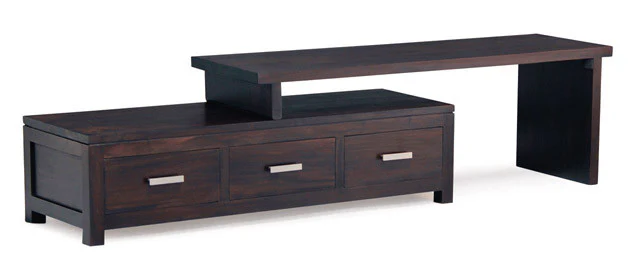 Milan Extension Movable TV Console with 3 Drawers TEK168 TV 003 PNM - Image 4