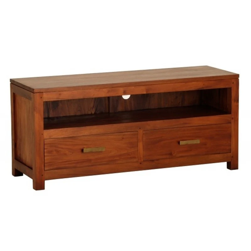 MP - Milan Small TV Console Stand  2 drawers TEK168 SB 002 PNMK ( Picture for Reference Only ) - Image 3