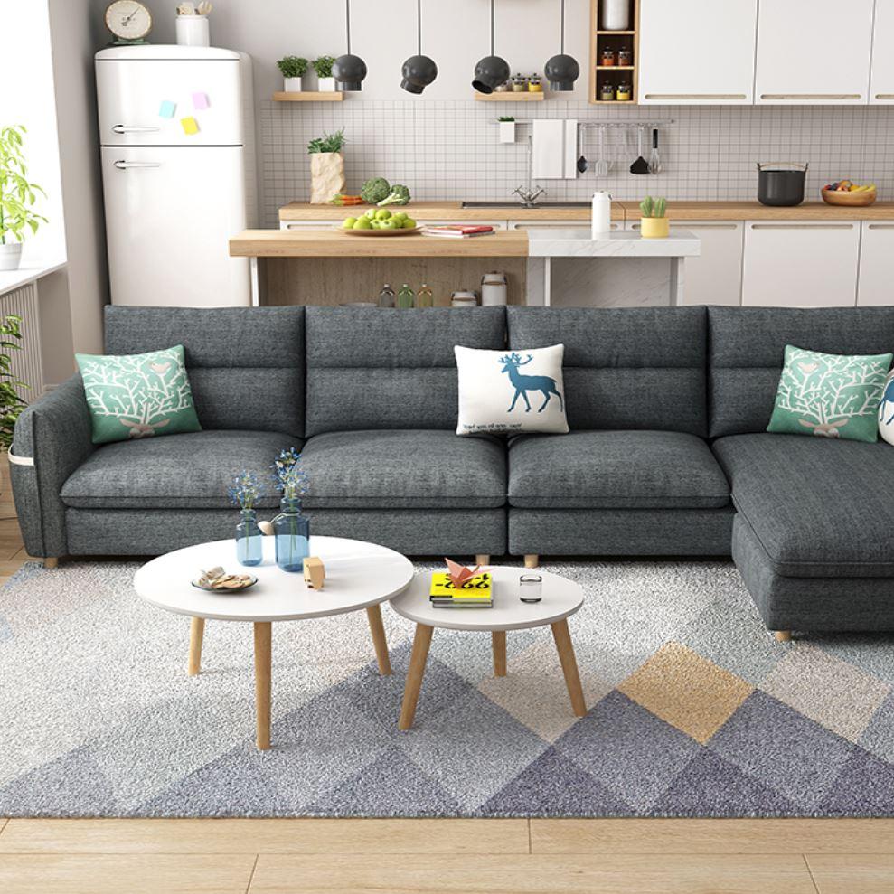 PIETRO Modern Nordic Fabric Sofa - Image 15