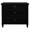RADISSON Beau Teak Timber 3 Chest of Drawer Dresser, White - Image 11