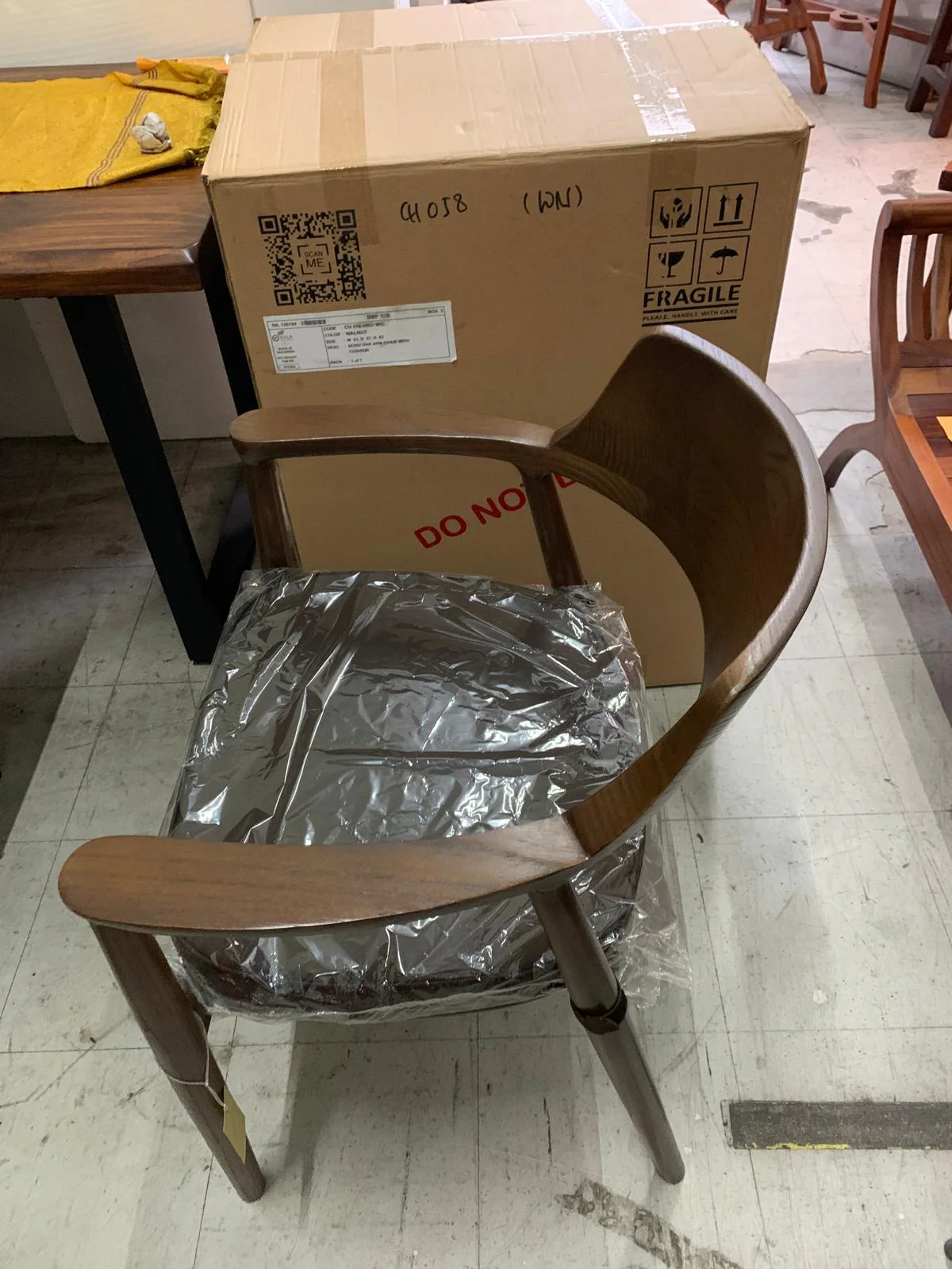 RADISSON Nobu Teak Arm Chair - Min purchase of 2 - Image 5