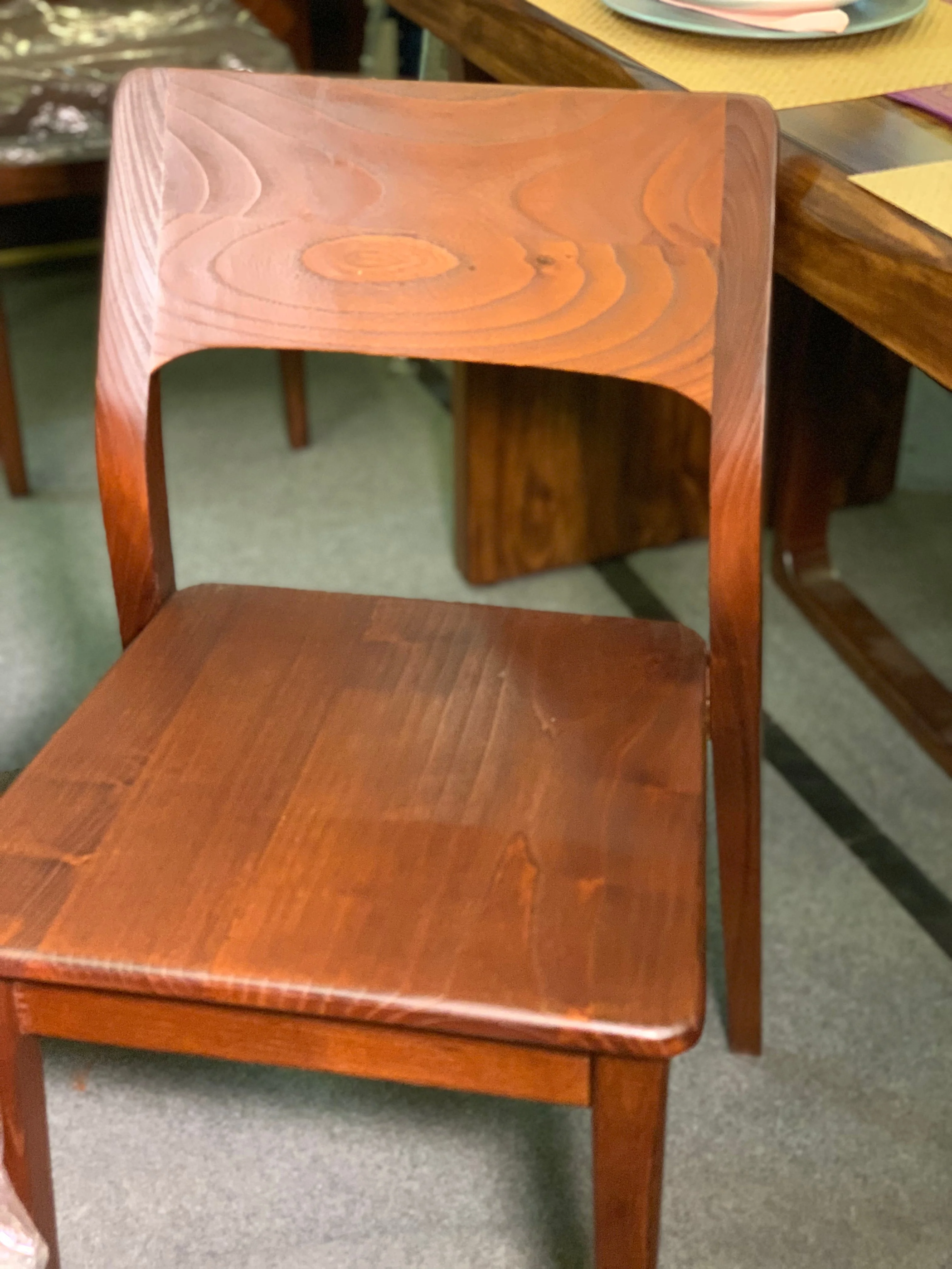 RADISSON Providence Chair Teak - Min purchase of 2 CH 052 PFL W/C (Walnut / Mahogany color) - Image 5