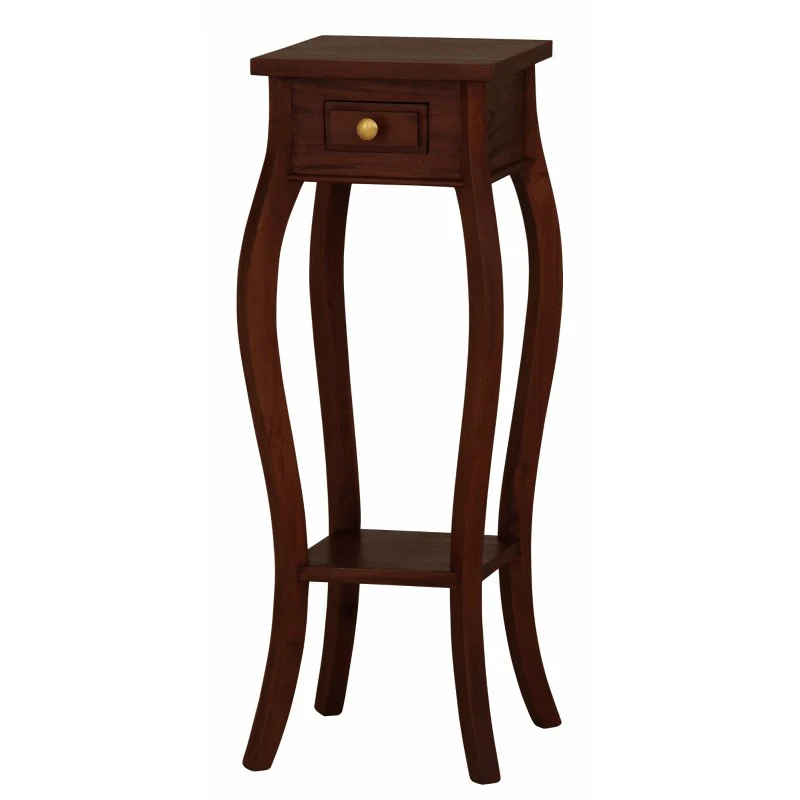 Signature Telephone Table Planter Stand Side Table TEK168 PS 001 CL ( Mahogany Colour ) - Image 6