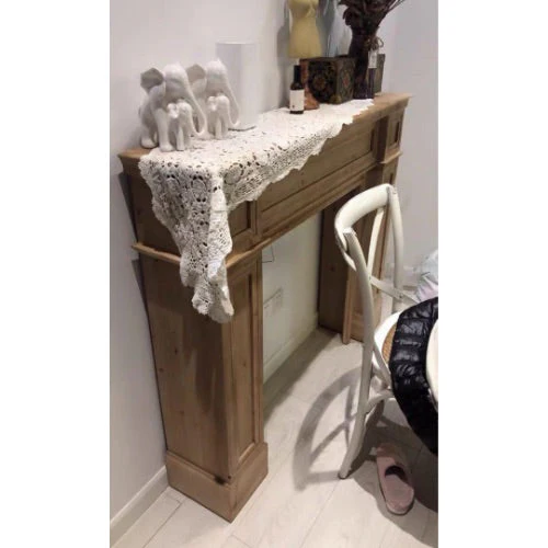 SOFIA Rustic Wooden Fireplace - Image 8