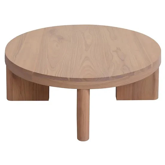 RADISSON Apollo Teak Round Coffee Table 90 x 90 x 35 cm TEK168 CT 090 AP (WN) ( Picture Colour Illustration for Reference Only ) - Image 3