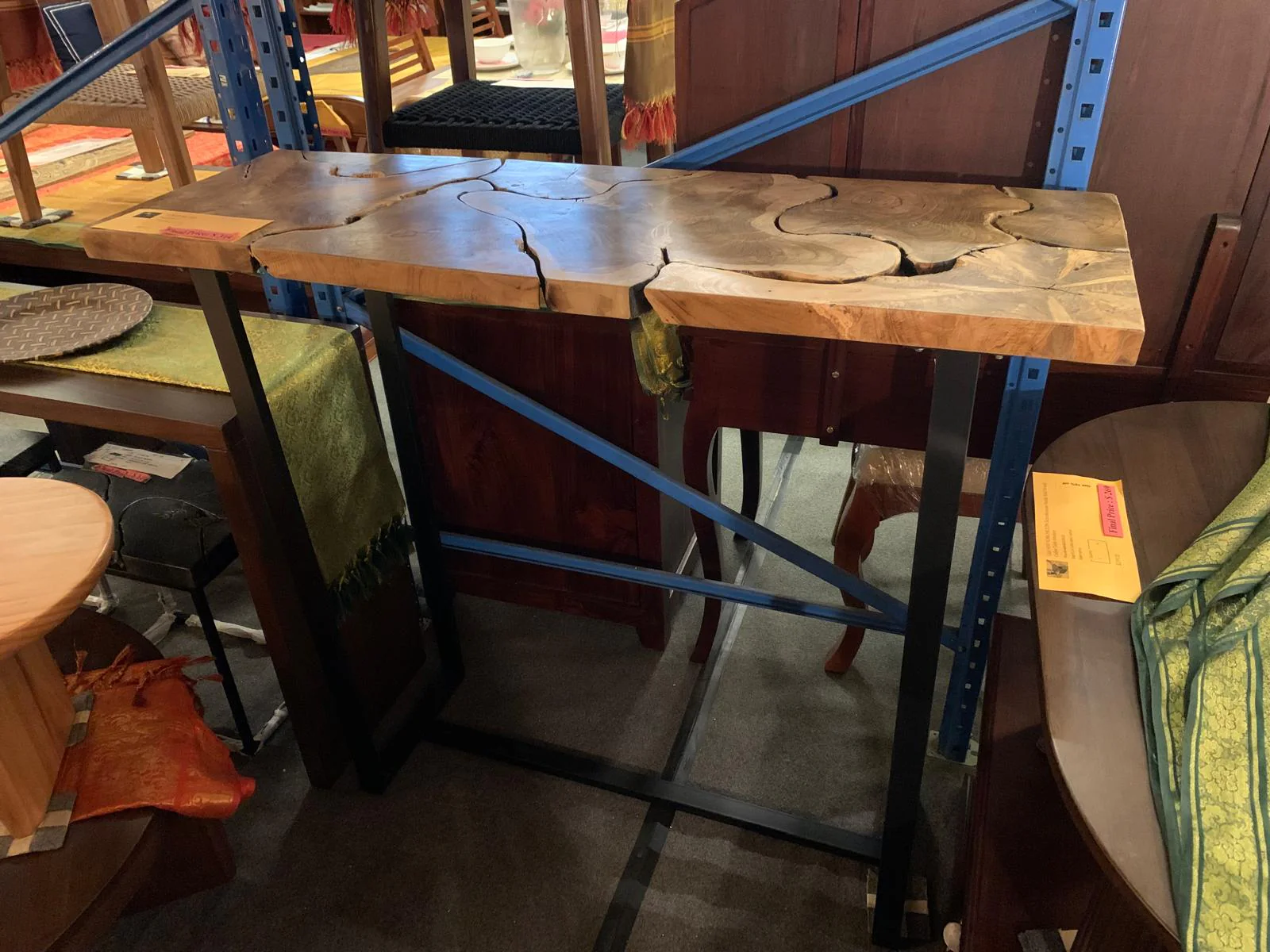 Teakroot Bar table BR 120 40 TR (N) - Image 2