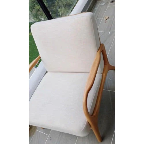 Valentina Scandinavian Armchair Solid Wood - Image 4