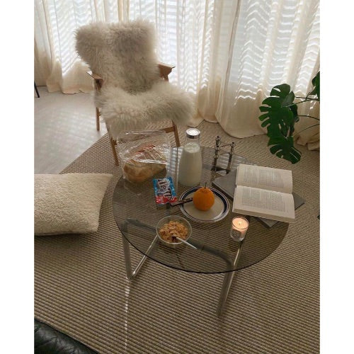 VANESSA Glass Coffee Table - Image 2
