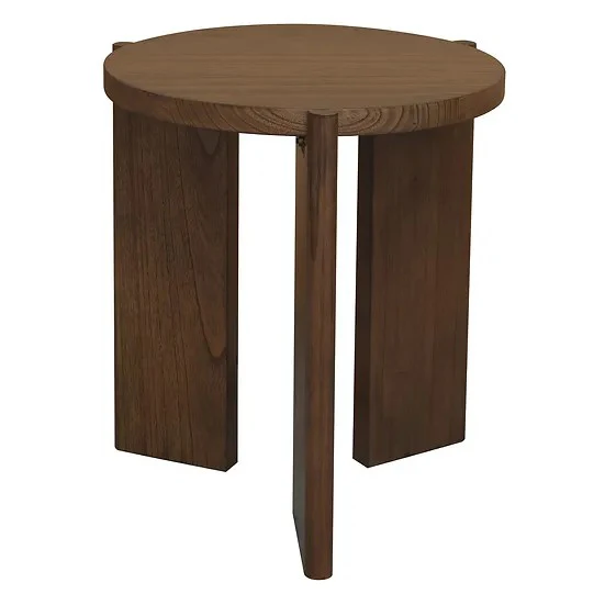 WAREHOUSE SALE RADISSON Apollo Teak Round Side Table Full Solid 50cm H x 45cm W x 45cm D TEK168 LT 000 AP ( Discount Price $249, Special Price $199 )